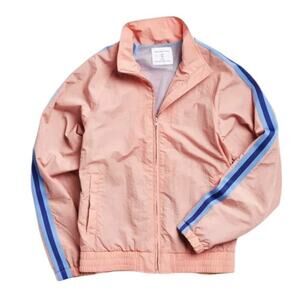 Mens / Women (Oversized) UO Side Stripe Windbreaker Jacket - Size Medium